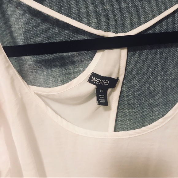 White Racerback Spaghetti Strap - Picture 2 of 3